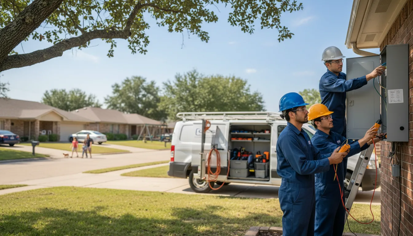 Certified electrician providing emergency electrical services in Healy, KS